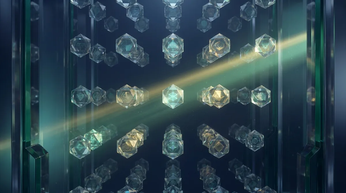 Student Records Crystalline Archive - cinematic records scene